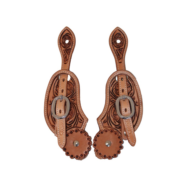 Lanières Éperons Floral Conchos | El Pinto