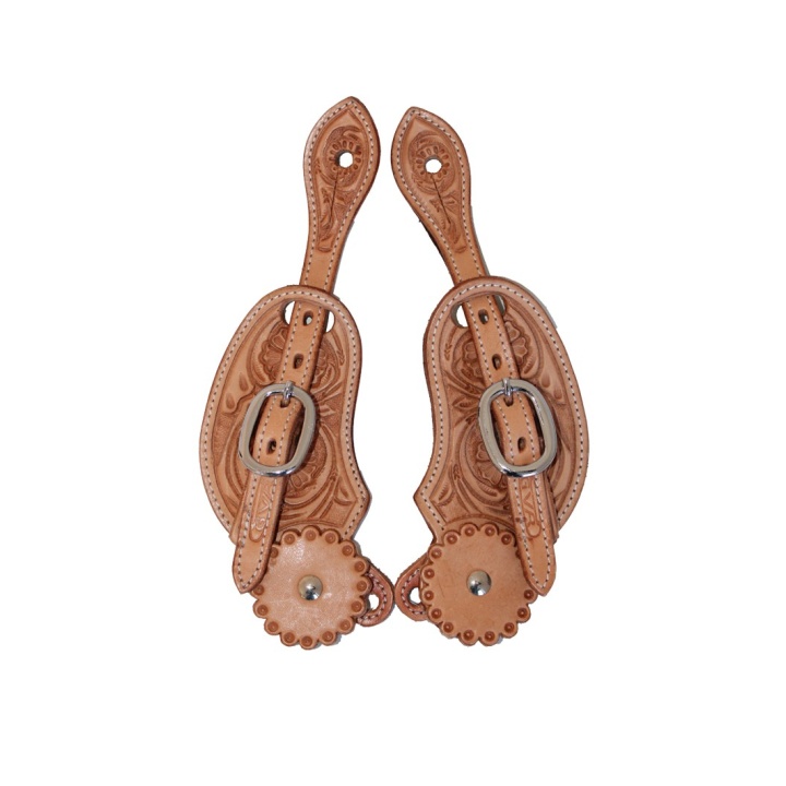Lanières Éperons Floral Conchos | El Pinto