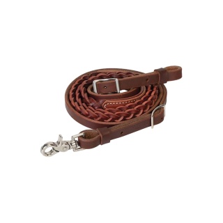 Rênes de Roping Tressées Huilées