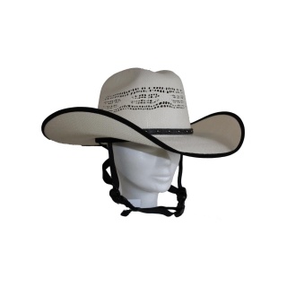 Chapeau Coque Paille Liseré Brown