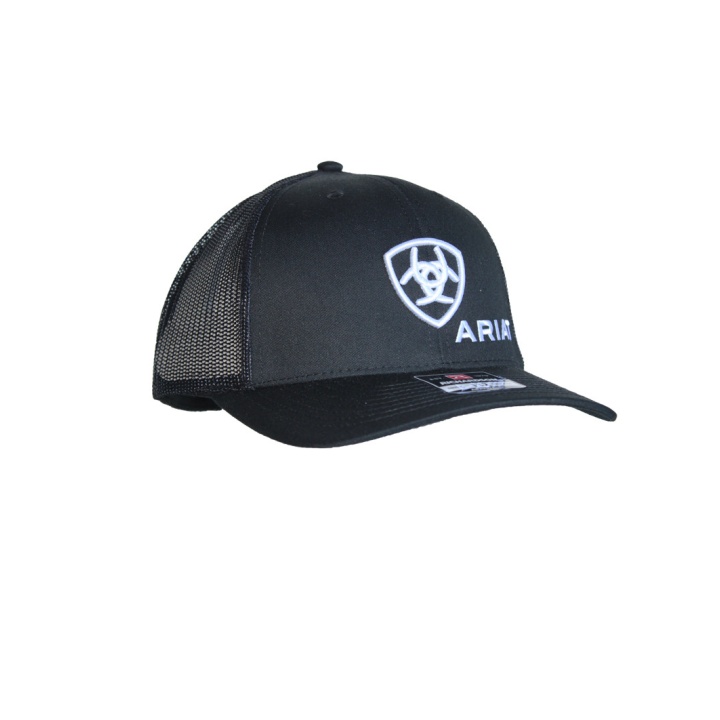 Casquette Ariat Black logo Blanc