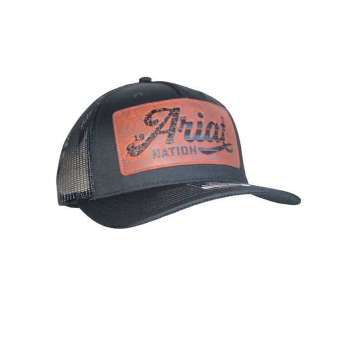 Casquette ARIAT Black/Leather