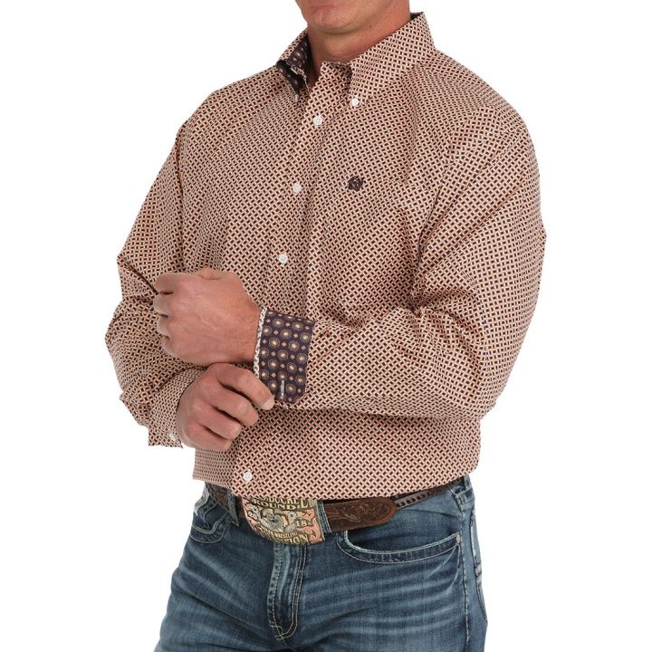 Chemise CINCH homme Stretch Corail