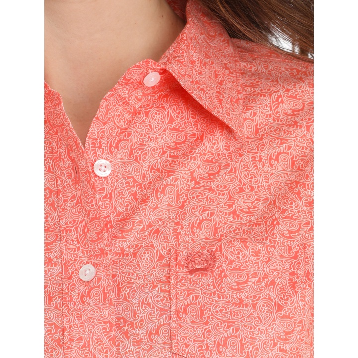 Chemise Cinch Femme Corail