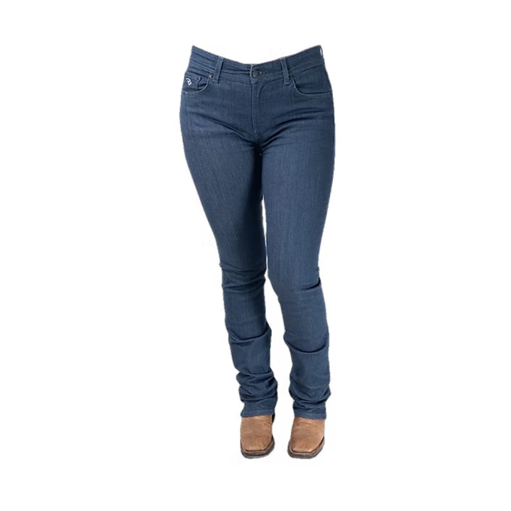 Jeans Femme Bootcut CLEO Lime Blue