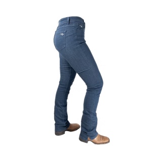 Jeans Femme Bootcut CLEO Lime Blue