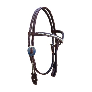 Bridon Frontal Perles Blanches V