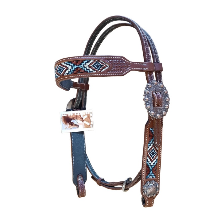 Bridon Perles Burgundy / Blue