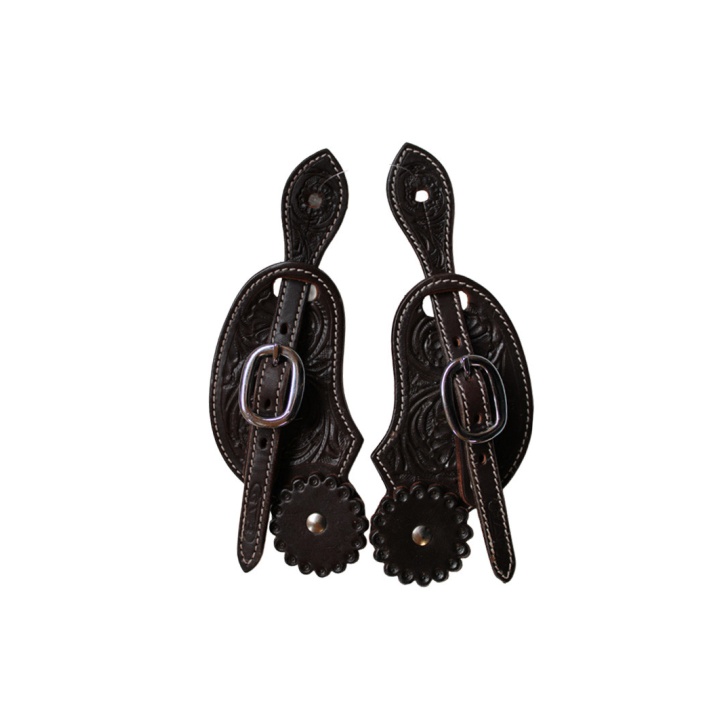 Lanières Éperons Floral Conchos | El Pinto