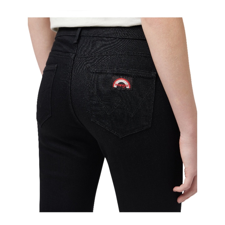 Jeans Femme Wrangler Flare Black