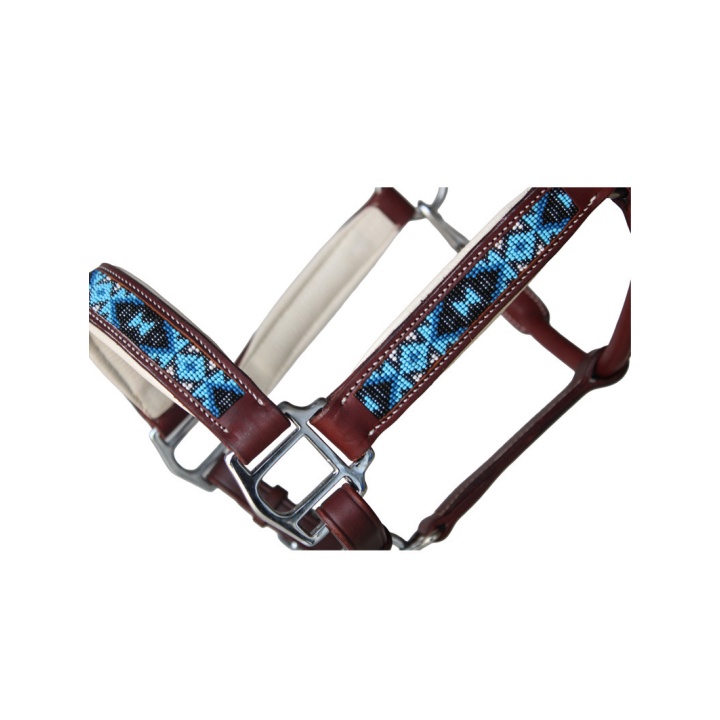 Licol Cuir WT Pearl Turquoise