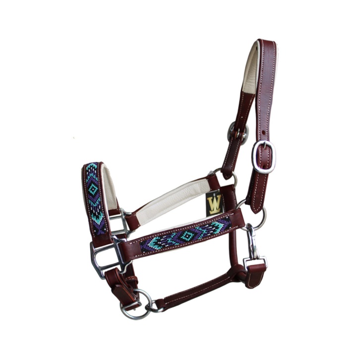 Licol Cuir WT Pearl Purple