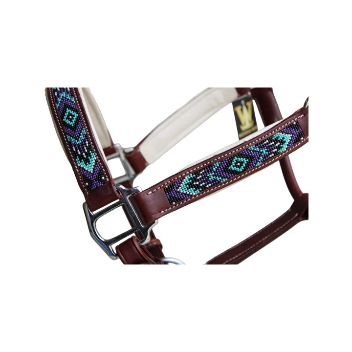 Licol Cuir WT Pearl Purple