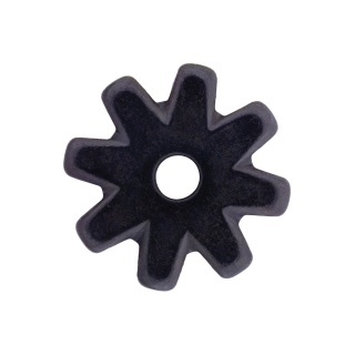 Molettes 8 points Noir