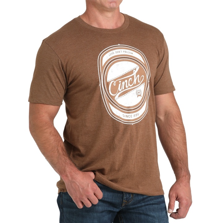 Tee Shirt Homme CINCH Brown