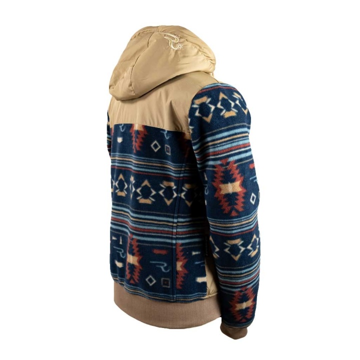 Veste Polaire CHARLEE Teal blue / Mud