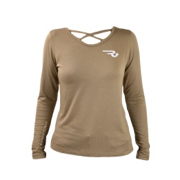 Tee Shirt manches longues Femmes ALLISON Almond