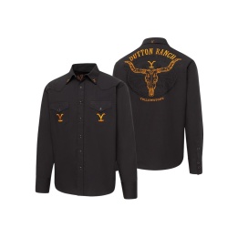 Chemise Western Homme Yellowstone | Protect the Family