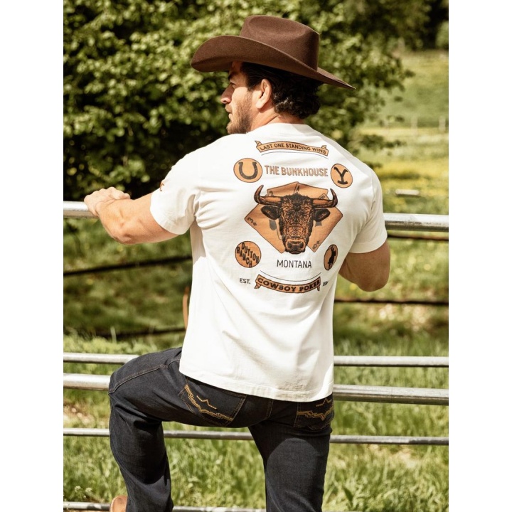 T-Shirt Western Yellowstone The Bunkhouse | Coton
