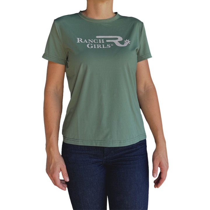 Tee Shirt Femme FRIDA Sage Green Ranch Girl | El Pinto