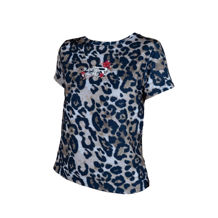 Tee shirt LAURIE Léopard Ranch Girl | El Pinto