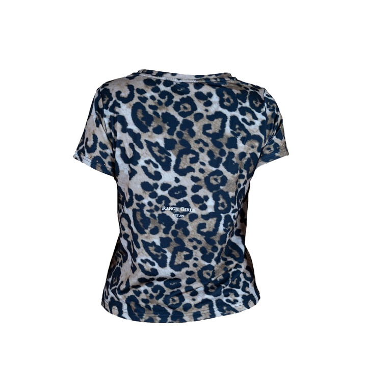 Tee shirt LAURIE Léopard Ranch Girl | El Pinto
