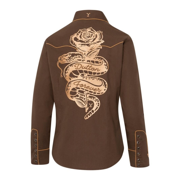Chemise Yellowstone Femme Dutton Forever