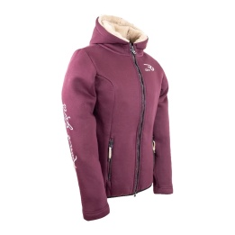 Veste à capuche GWEN Deep Plum