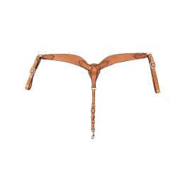 Poitrail western Pool’s en cuir basket | EL PINTO