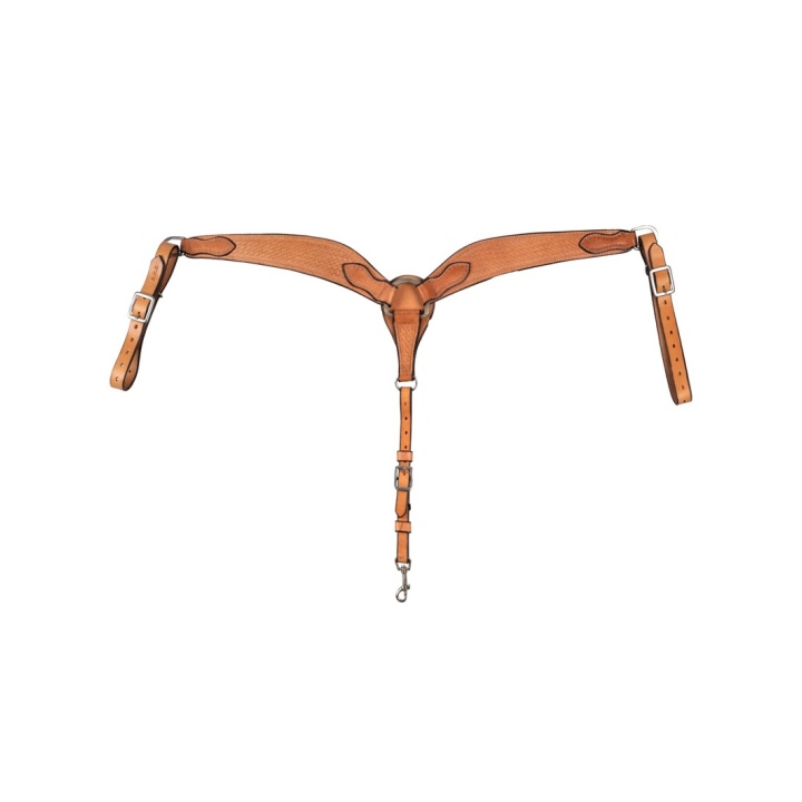Poitrail western Pool’s en cuir basket | EL PINTO