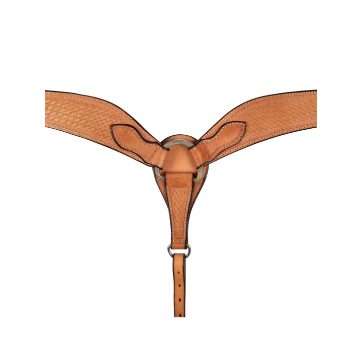 Poitrail western Pool’s en cuir basket | EL PINTO