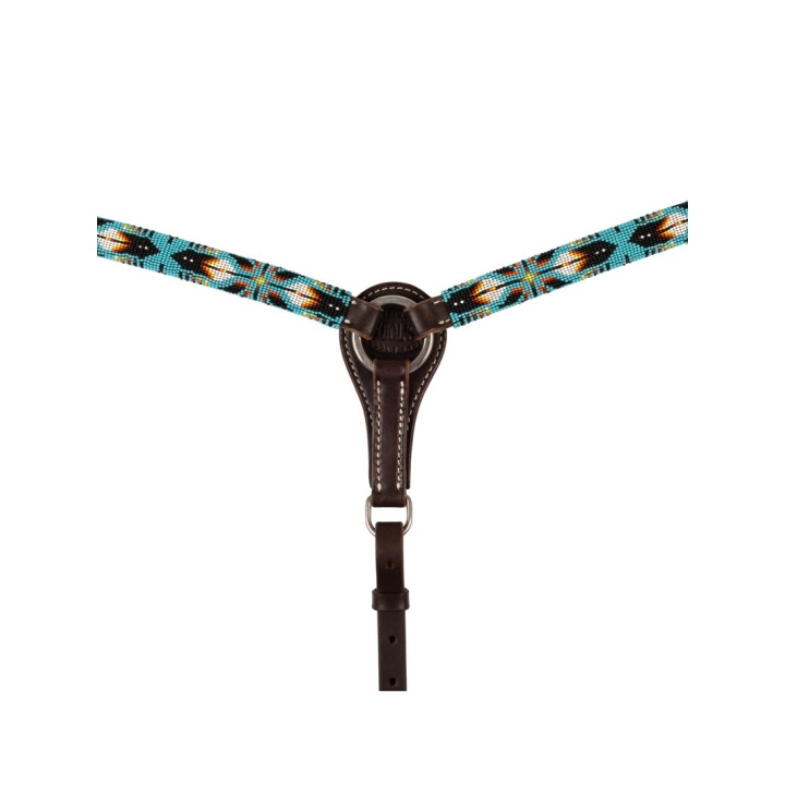 Collier de chasse western Pool’s Navajo Sky cuir huilé | EL PINTO