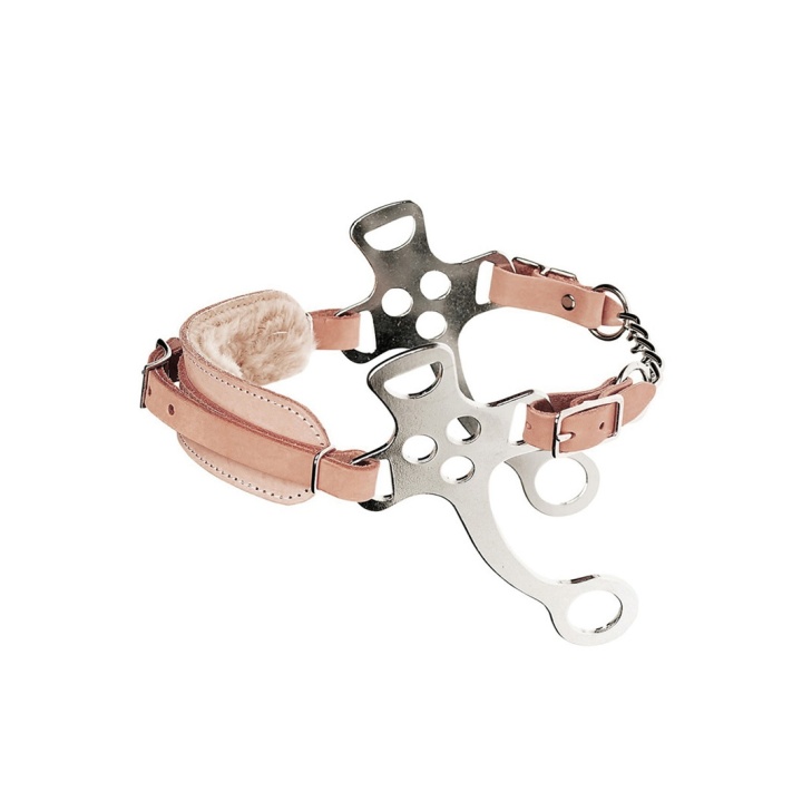 Hackamore western cuir et mouton synthétique | EL PINTO