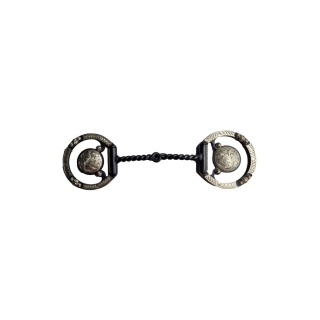 Snaffle Torsadé Argenté