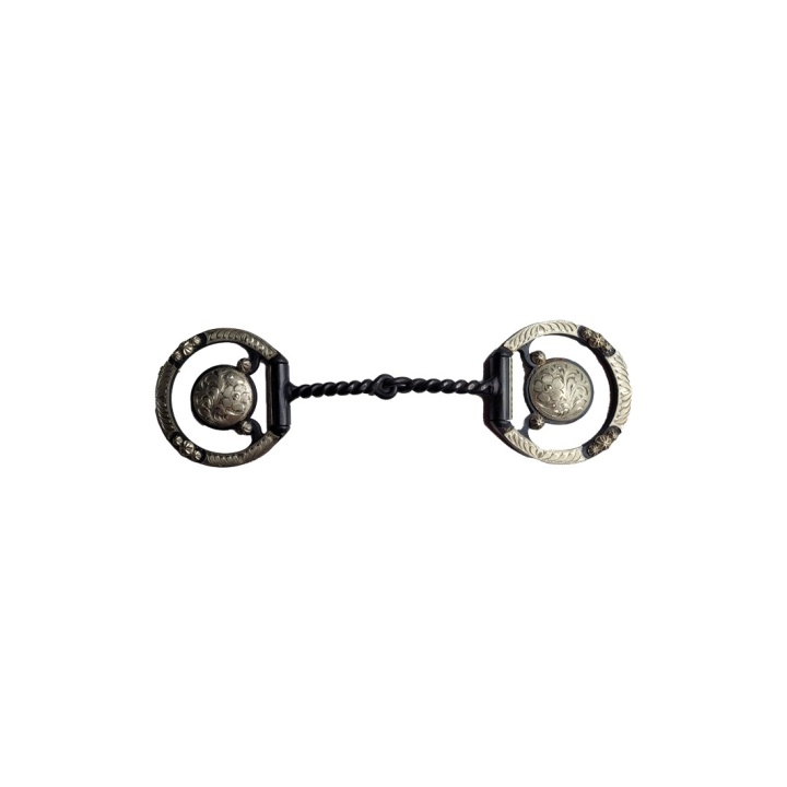 Snaffle Torsadé Argenté